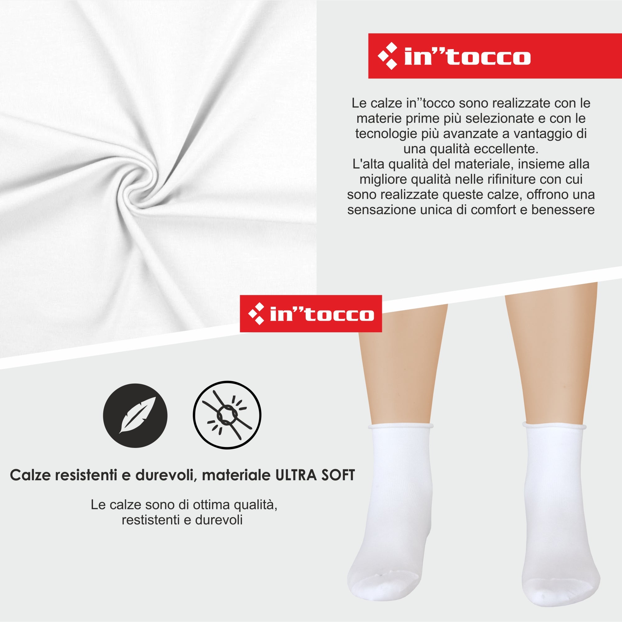 Calze Corte Unisex Cotone Estive Senza Elastico - 3762 Vicky
