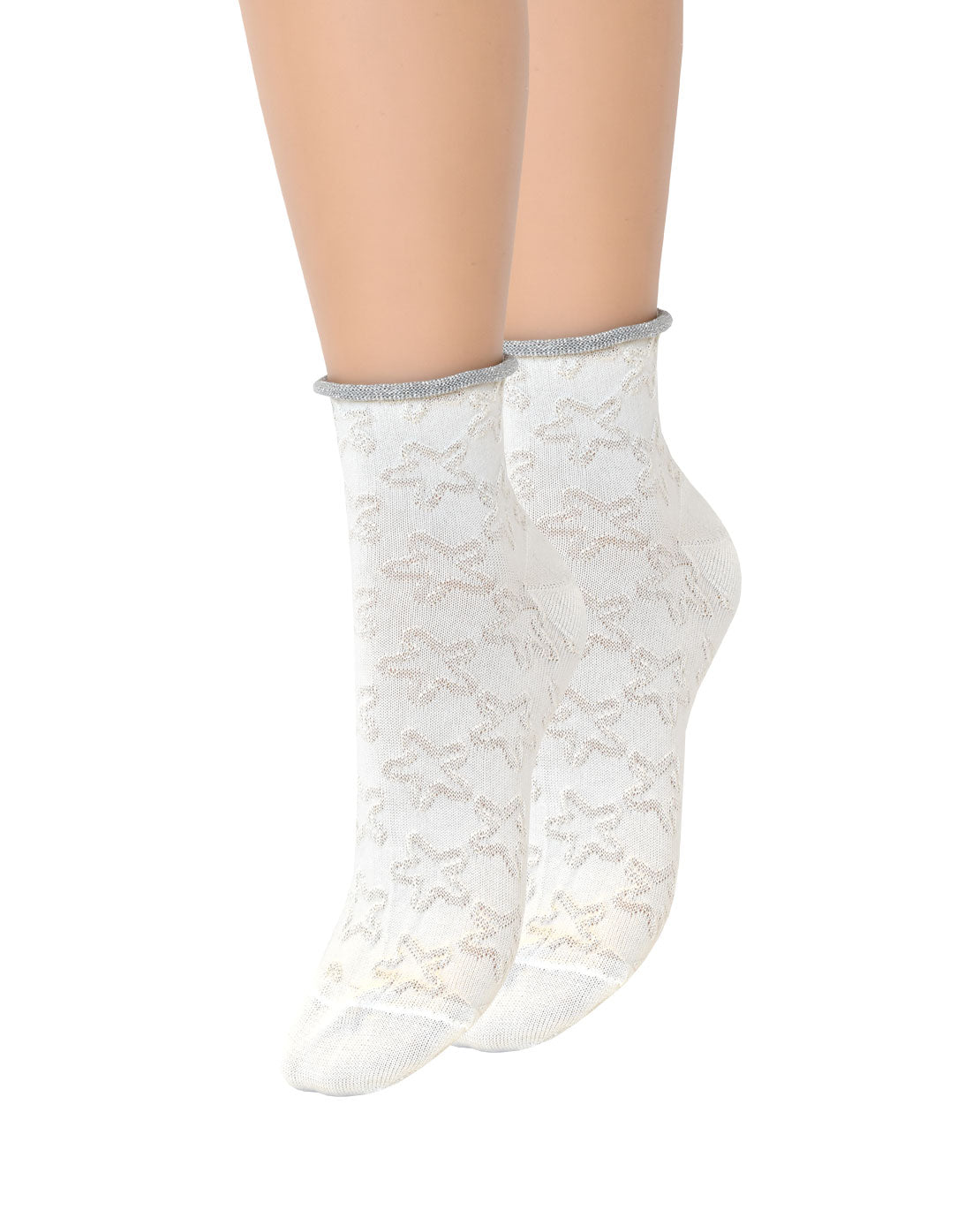 Calze Corte Donna Colorate Filo Scozia Stelle Estive (6 paia) - 3CA08 Seastar