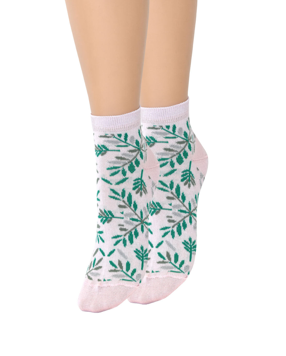 Calze Corte Donna Colorate Filo Scozia Vegetazione Estive (6 paia) - 3CA36 Bucaneve