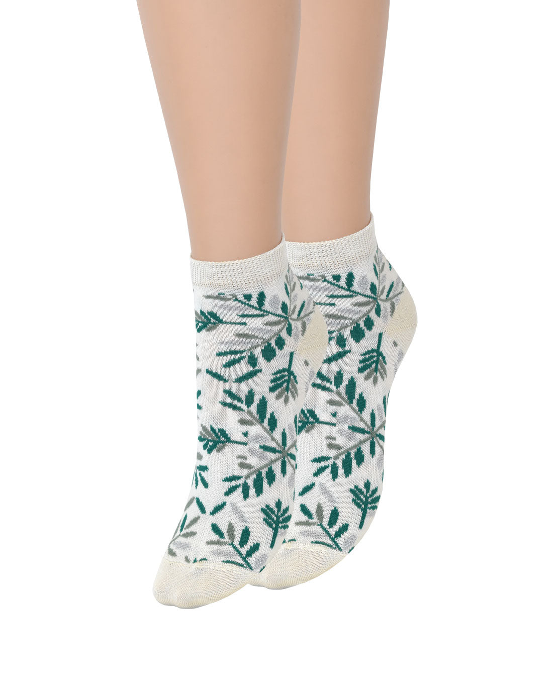 Calze Corte Donna Colorate Filo Scozia Vegetazione Estive (6 paia) - 3CA36 Bucaneve
