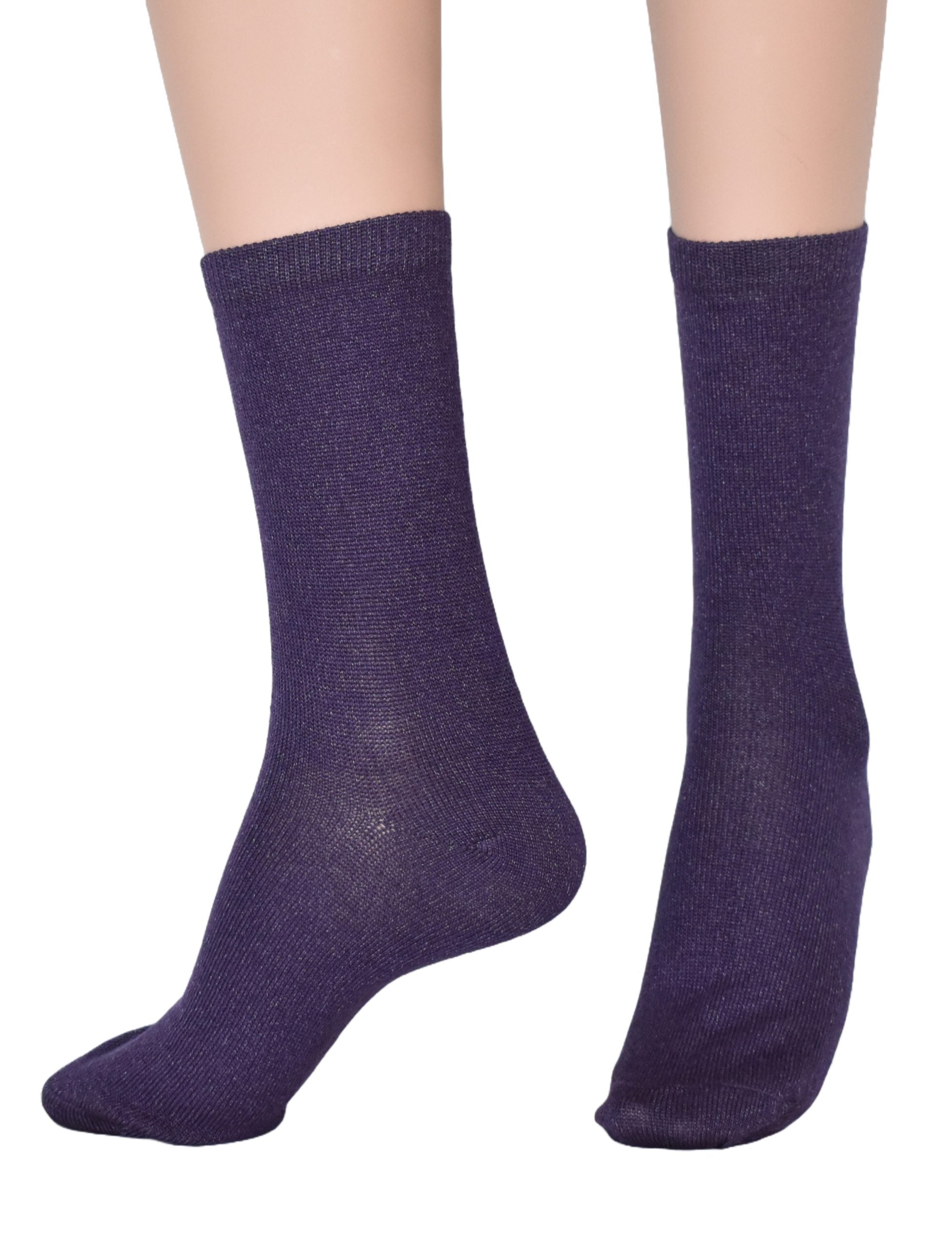 Calze Corte Donna Mistolana Lurex Elasticizzate (Pacco da 2 Paia) - 3E66 Mirage
