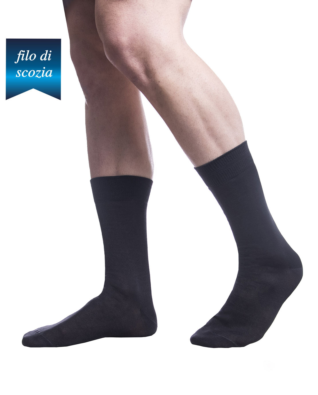 Calze Corte Uomo Cotone Mercerizzato (6 paia) - 4190 Grafic