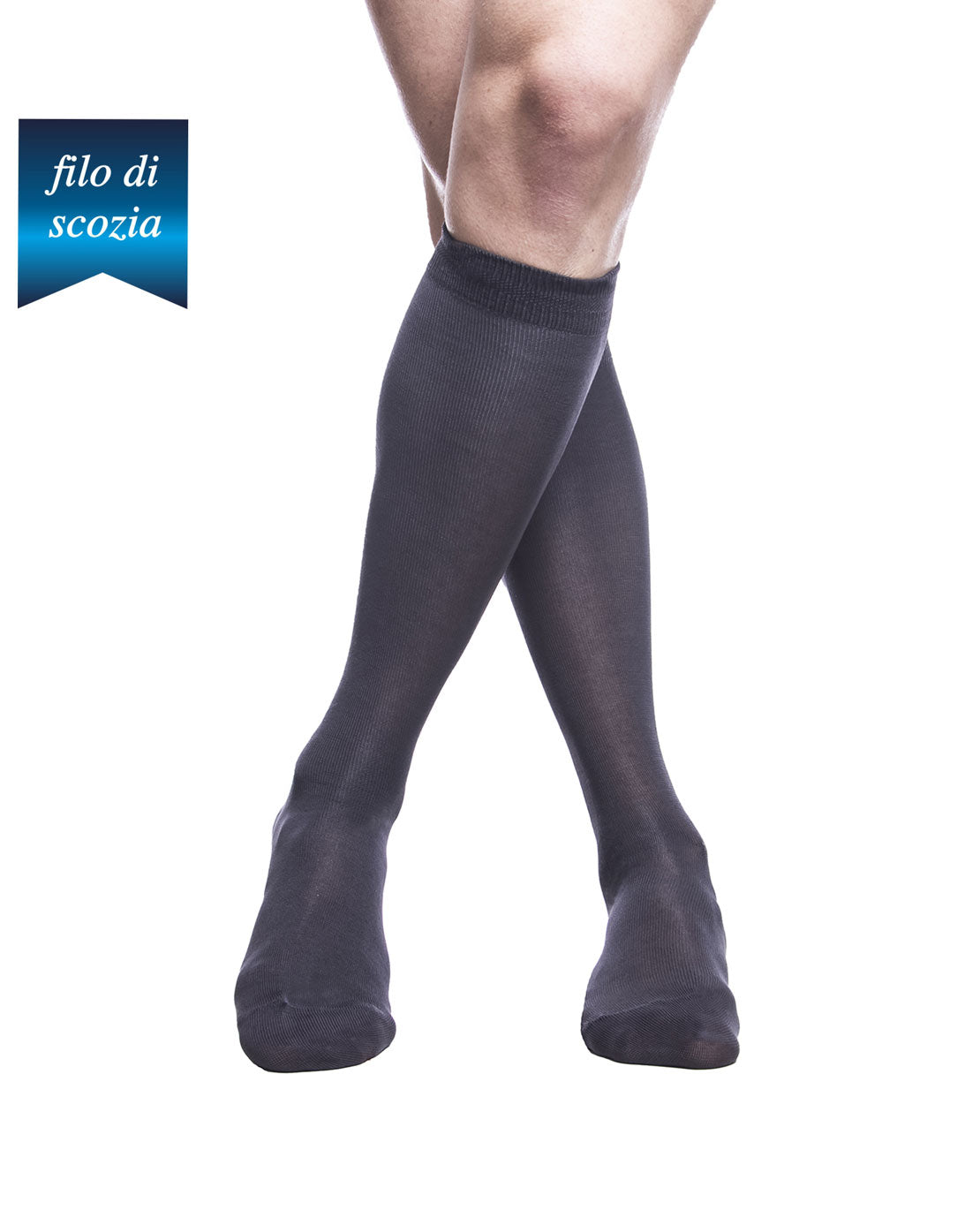 Calze Lunghe Uomo Cotone Mercerizzato (6 paia) - 4191 Grafic