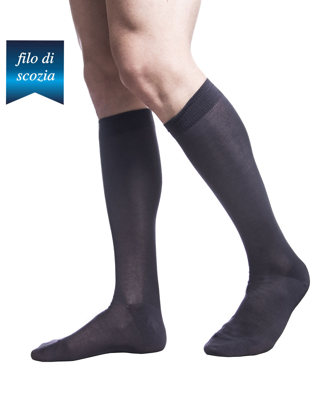 Calze Lunghe Uomo Cotone Mercerizzato (6 paia) - 4191 Grafic