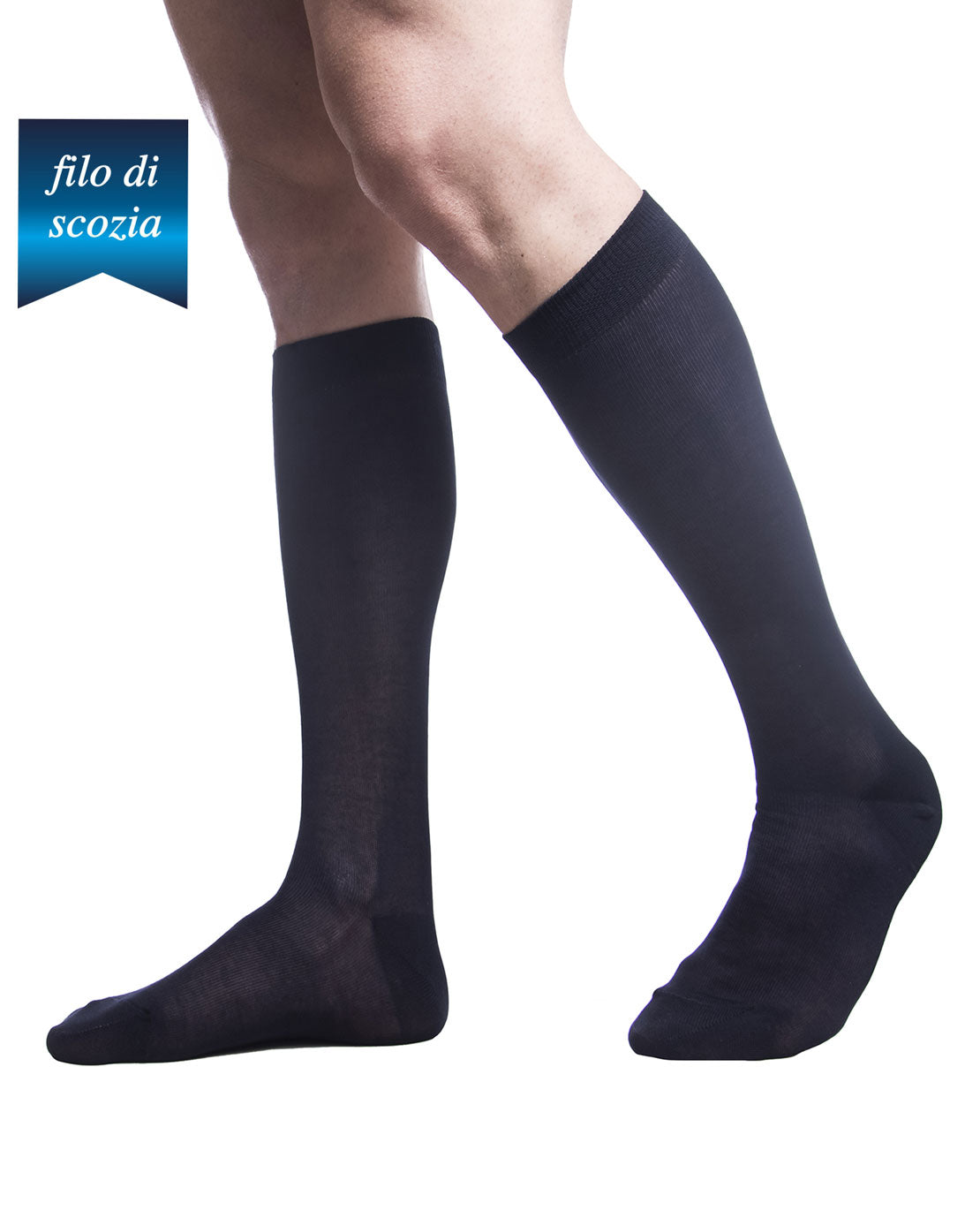 Calze Lunghe Uomo Cotone Mercerizzato (6 paia) - 4191 Grafic