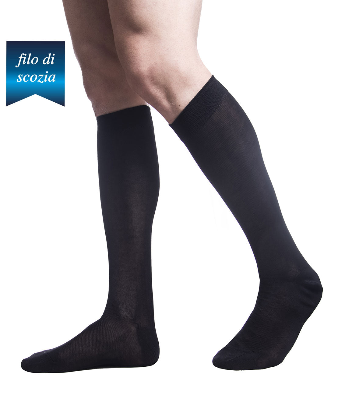 Calze Lunghe Uomo Cotone Mercerizzato (6 paia) - 4191 Grafic