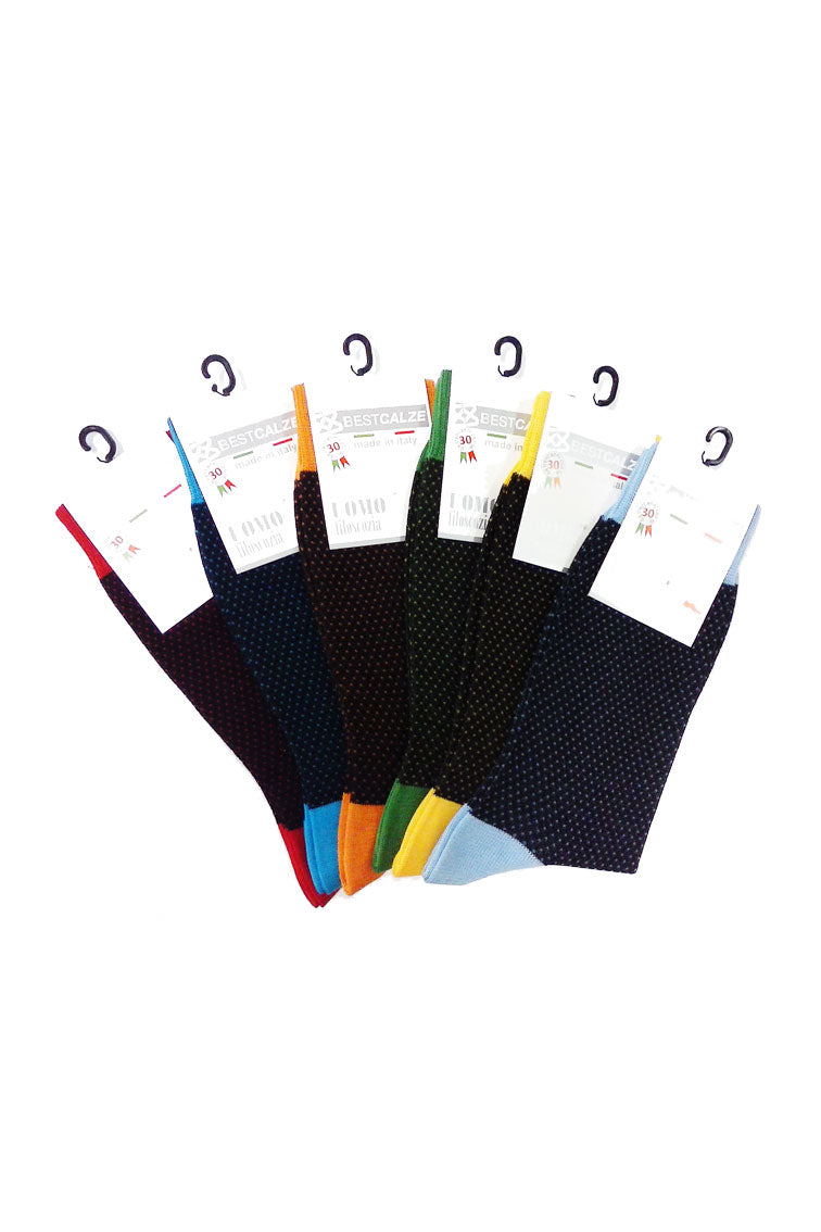 Calze Corte Uomo Micropois Filo Scozia (6 paia) - 4C56 Ghedi Moda
