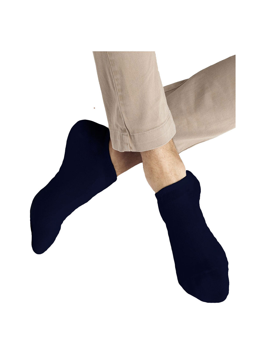 Calze Fantasmini Uomo Puro Cotone Pettinato Artigianali (8 paia)- 6154 Fantasmino-1