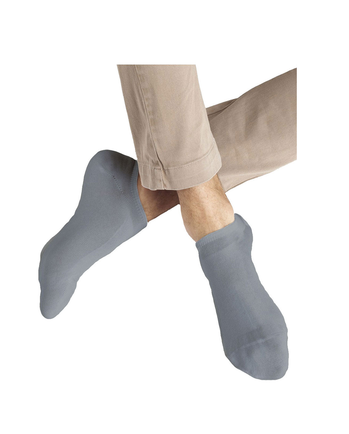 Calze Fantasmini Uomo Puro Cotone Pettinato Artigianali (8 paia)- 6154 Fantasmino-1
