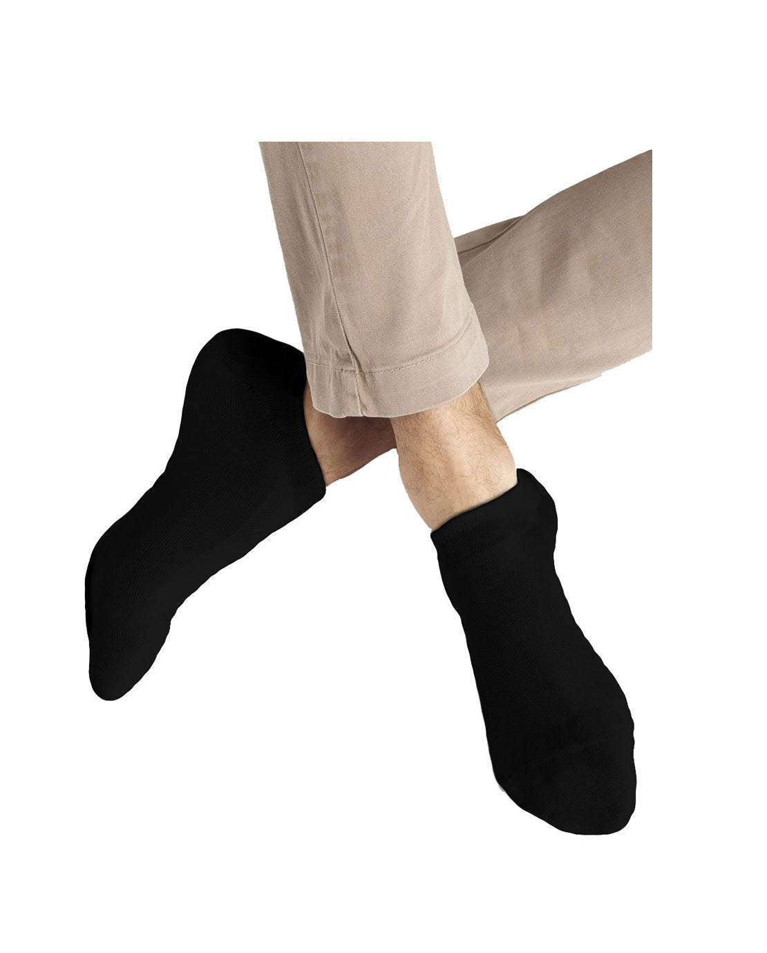 Calze Fantasmini Uomo Puro Cotone Pettinato Artigianali (8 paia)- 6154 Fantasmino-1