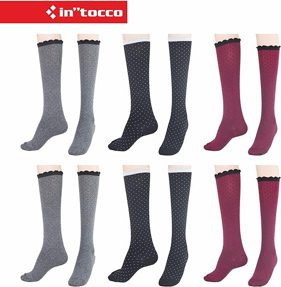 Calze Invernali Donna Alte Assortite (6 Paia) No Pilling Taglia Unica Aries - 3E51-ARIES-3541