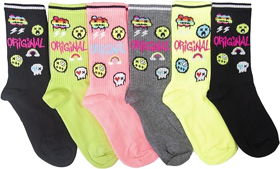 Calze Invernali Donna Fantasia Original (6 Paia) No Pilling Taglia Unica - 3E40-ORIGINAL-3541