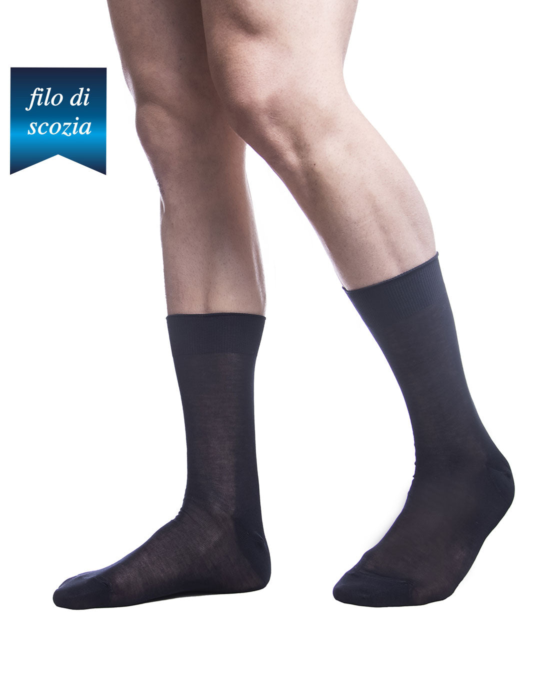 Calze Corte Uomo Cotone Filo di Scozia (6 Paia) - 8520 Poker