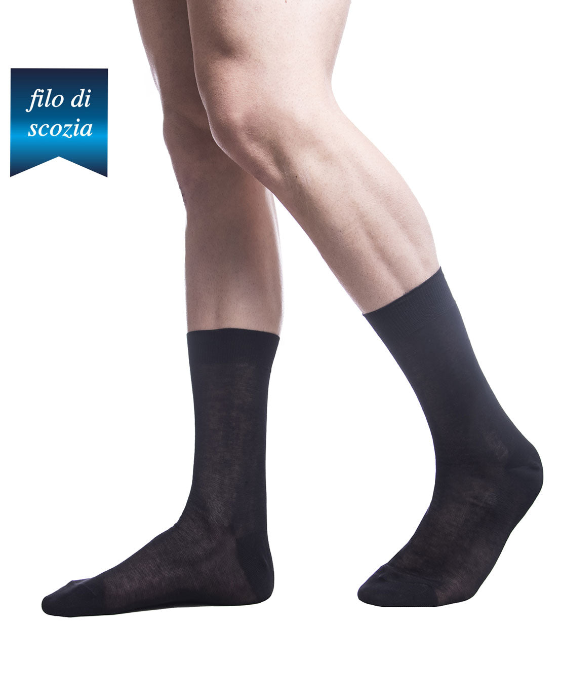 Calze Corte Uomo Cotone Filo di Scozia (6 Paia) - 8520 Poker