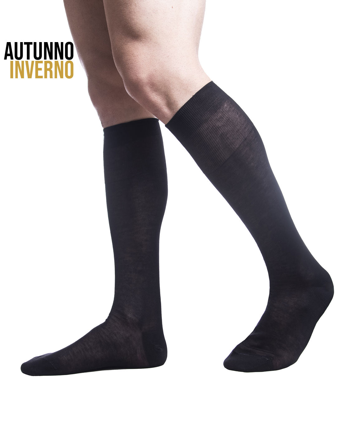 Calze Lunghe Uomo Modello Rasato Misto Lana (6 paia)- 8513 Poker Lana