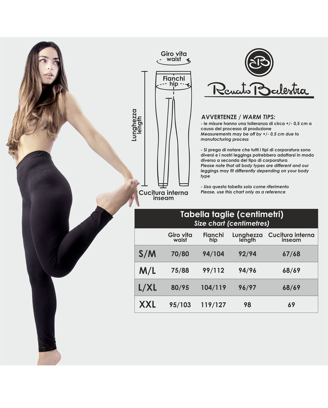 Leggings Estivi Donna Cotone Elasticizzato Renato Balestra - ANGELA6