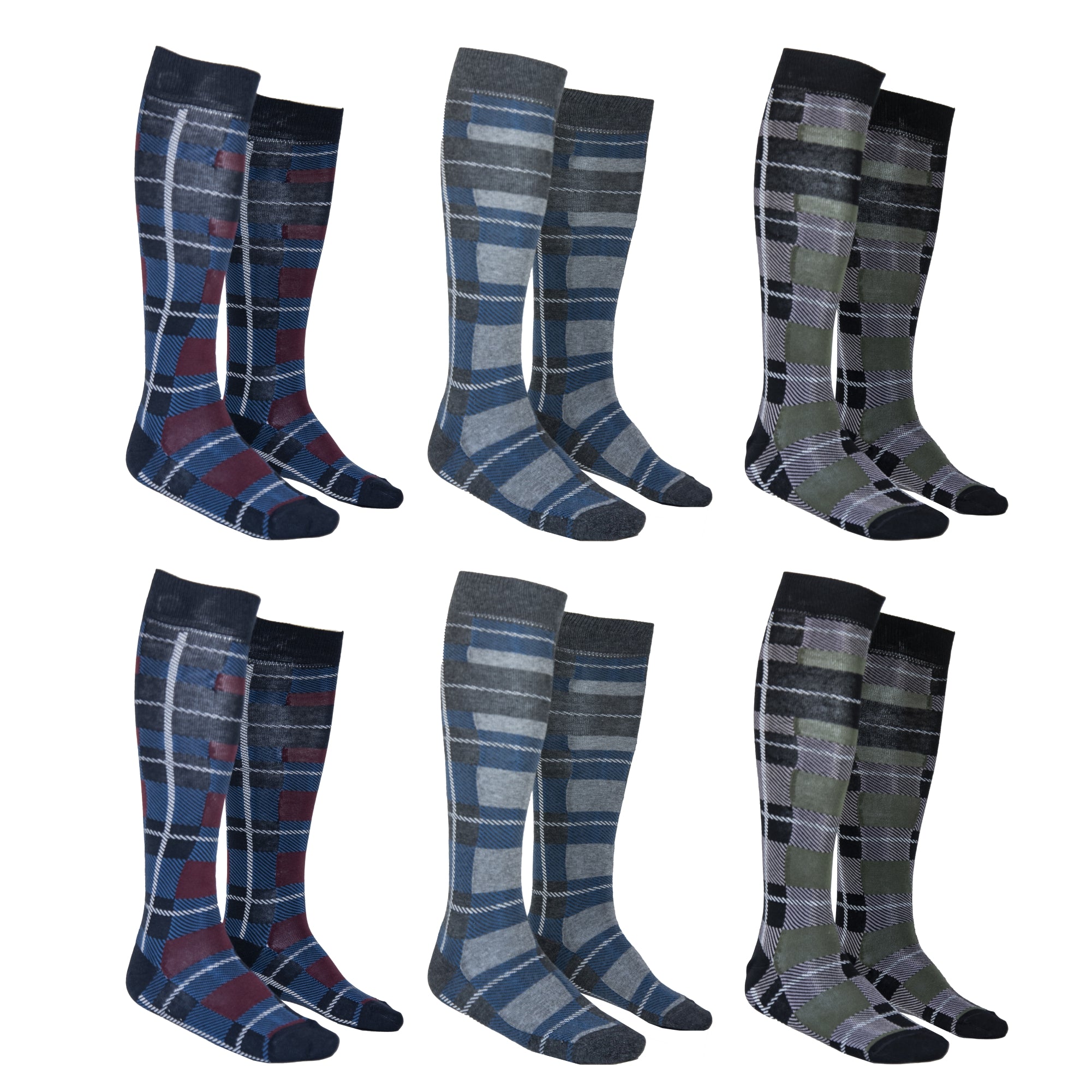Calze Invernali Uomo Tartan Alte Renato Balestra (6 Paia)
