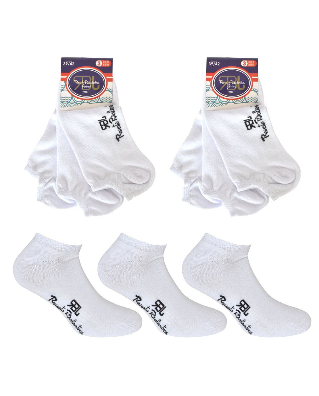 Fantasmini Unisex Cotone Antiscivolo RBJ (6 Paia) - RBJ6154
