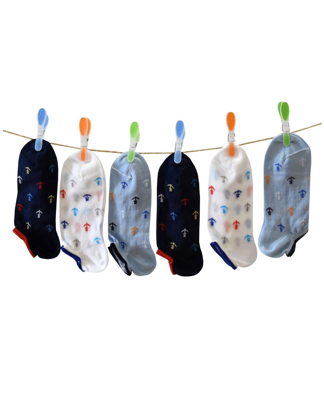 Fantasmini Bambino Filo Scozia (6 Paia)- 2J66 Ancoretta