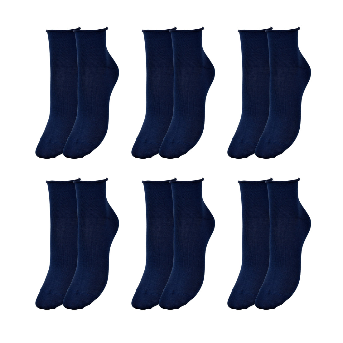 Calze Corte Unisex Cotone Estive Senza Elastico - 3762 Vicky