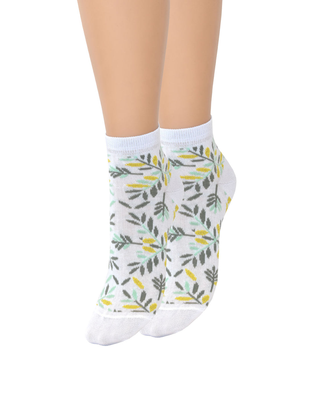 Calze Corte Donna Colorate Filo Scozia Vegetazione Estive (6 paia) - 3CA36 Bucaneve