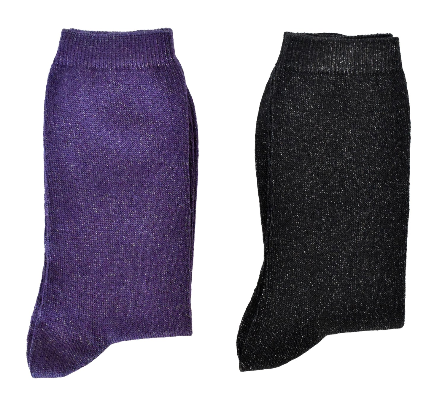 Calze Corte Donna Mistolana Lurex Elasticizzate (Pacco da 2 Paia) - 3E66 Mirage