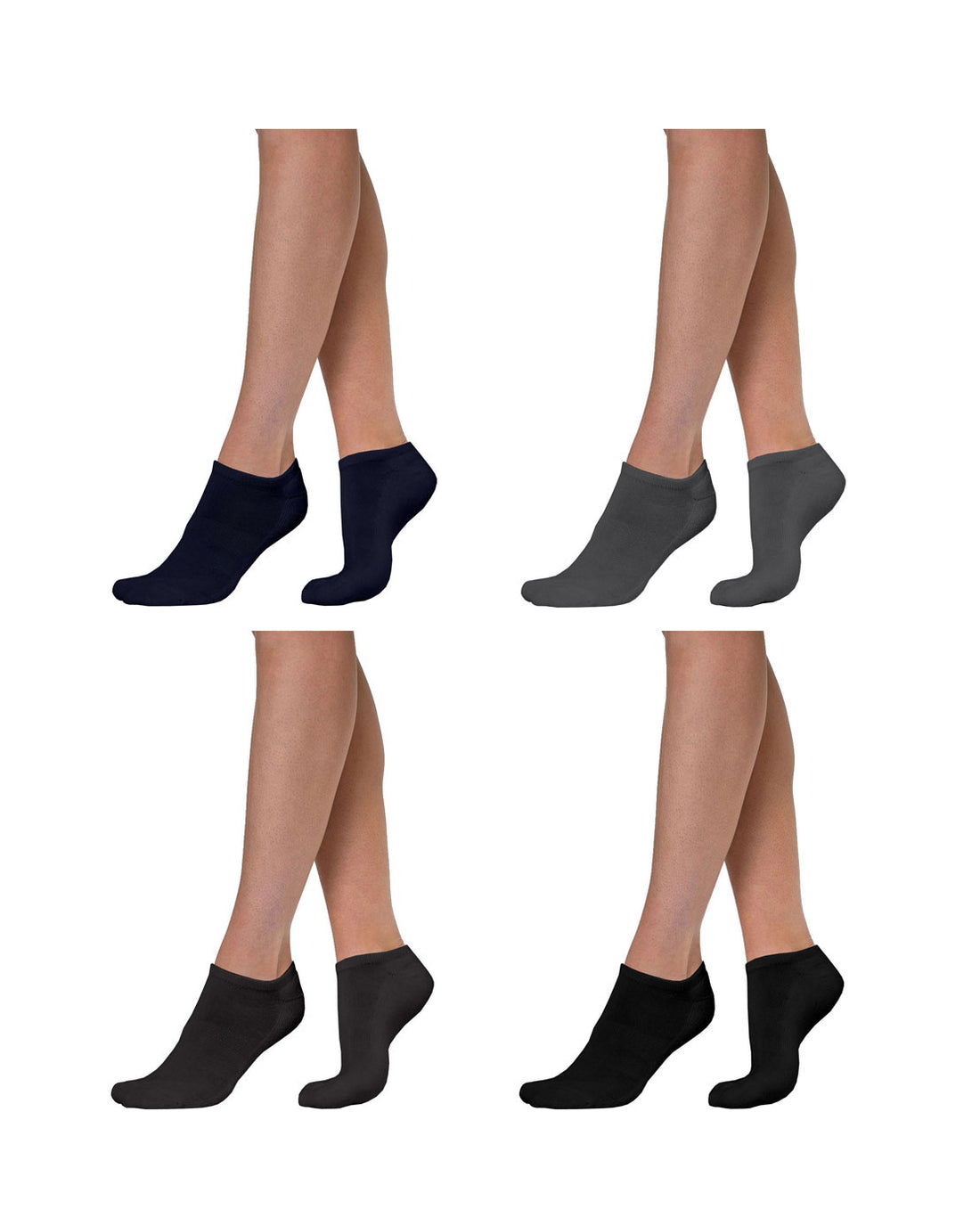 Fantasmini Donna Cotone Elasticizzato (8 paia) - 6154 Fantasmino
