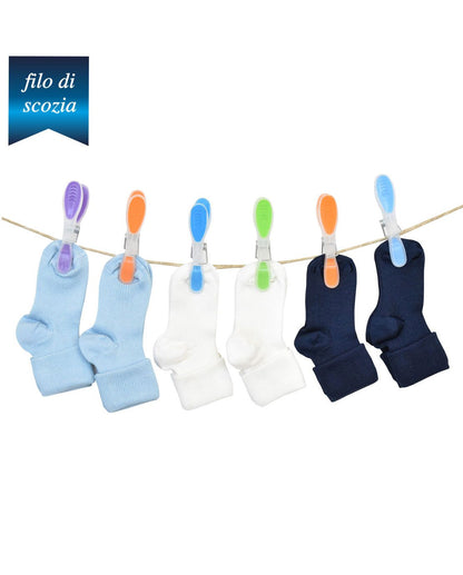 Calzini per Neonato Filo Di Scozia (6 paia)- 7032 Ricky