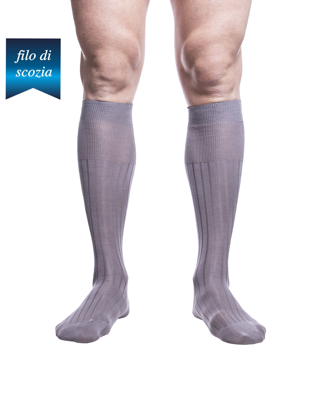 Calze Lunghe Uomo Costine Filo Scozia (6 paia) - 8555 Sistro