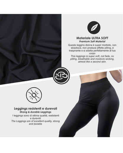 Leggings Estivi Donna a Zampa in Cotone Elasticizzato Renato Balestra- Angela5
