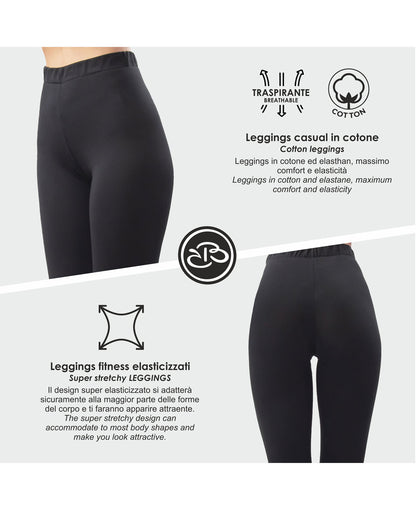 Leggings Estivi Donna Cotone Elasticizzato Renato Balestra - ANGELA6