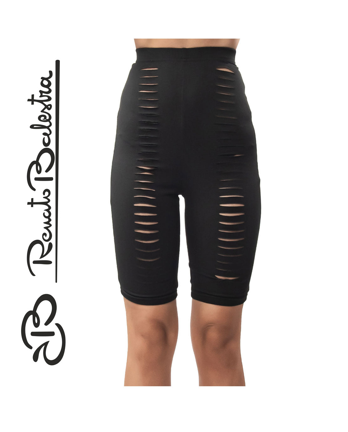 Pantaloncino Sportivo Elasticizzato Strappato in Viscosa Renato Balestra- Micaela1