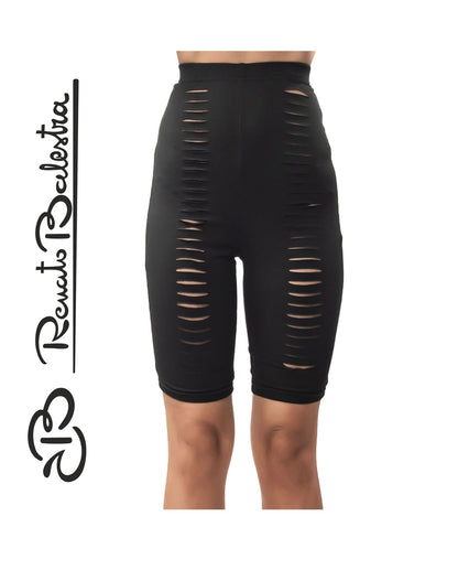 Pantaloncino Sportivo Elasticizzato Strappato in Viscosa Renato Balestra- Micaela1