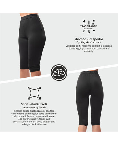 Leggings Estivi Donna Elasticizzati a Mezza Gamba Renato Balestra- Monica1