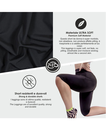 Leggings Estivi Donna Elasticizzati a Mezza Gamba Renato Balestra- Monica1