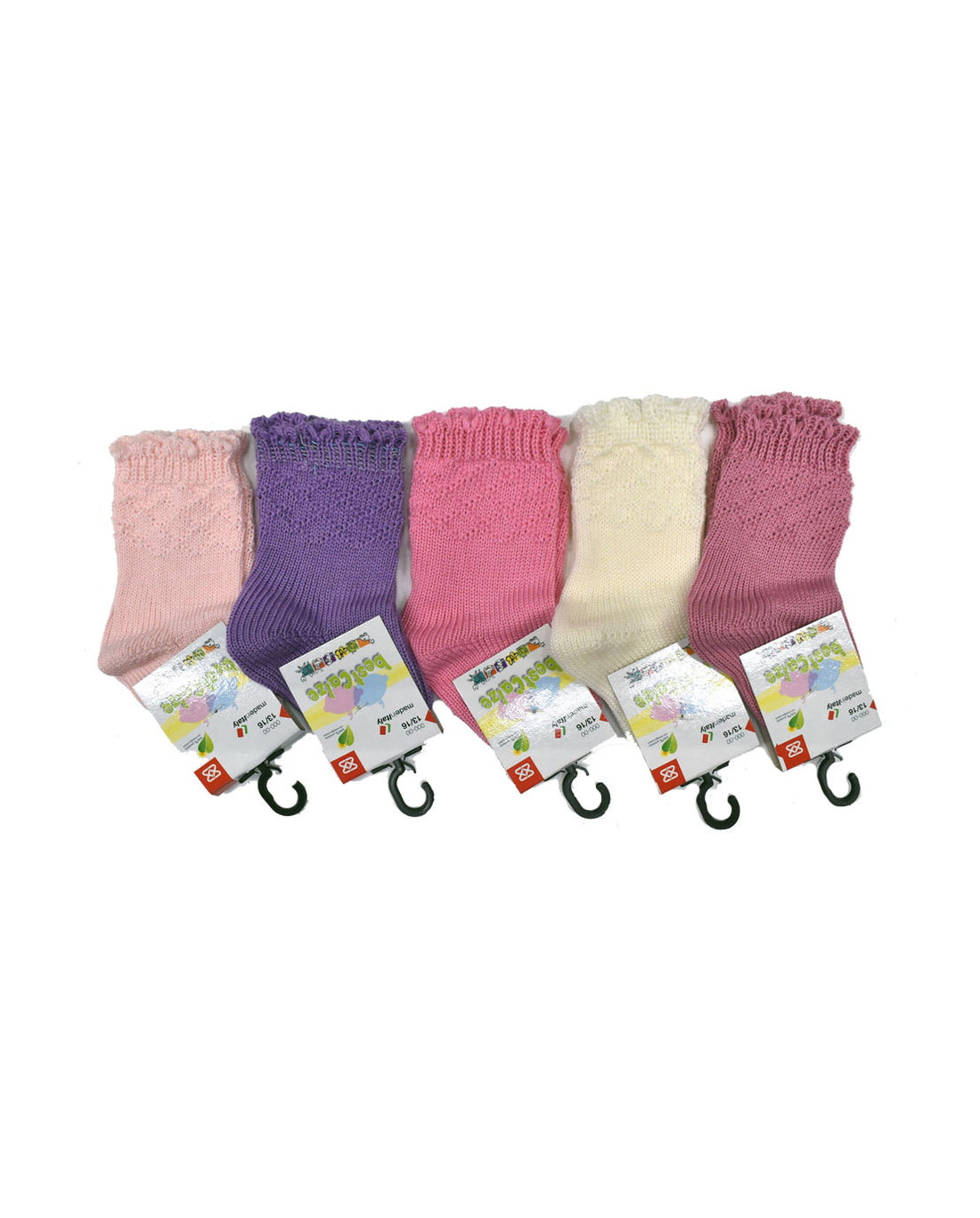 Calze Corte Neonata Cotone Pettinato (6 paia)- Morbidotto neonata