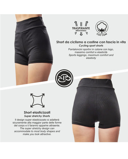 Pantaloncino Short Sportivo Elasticizzato in Cotone Renato Balestra- Pantshort2
