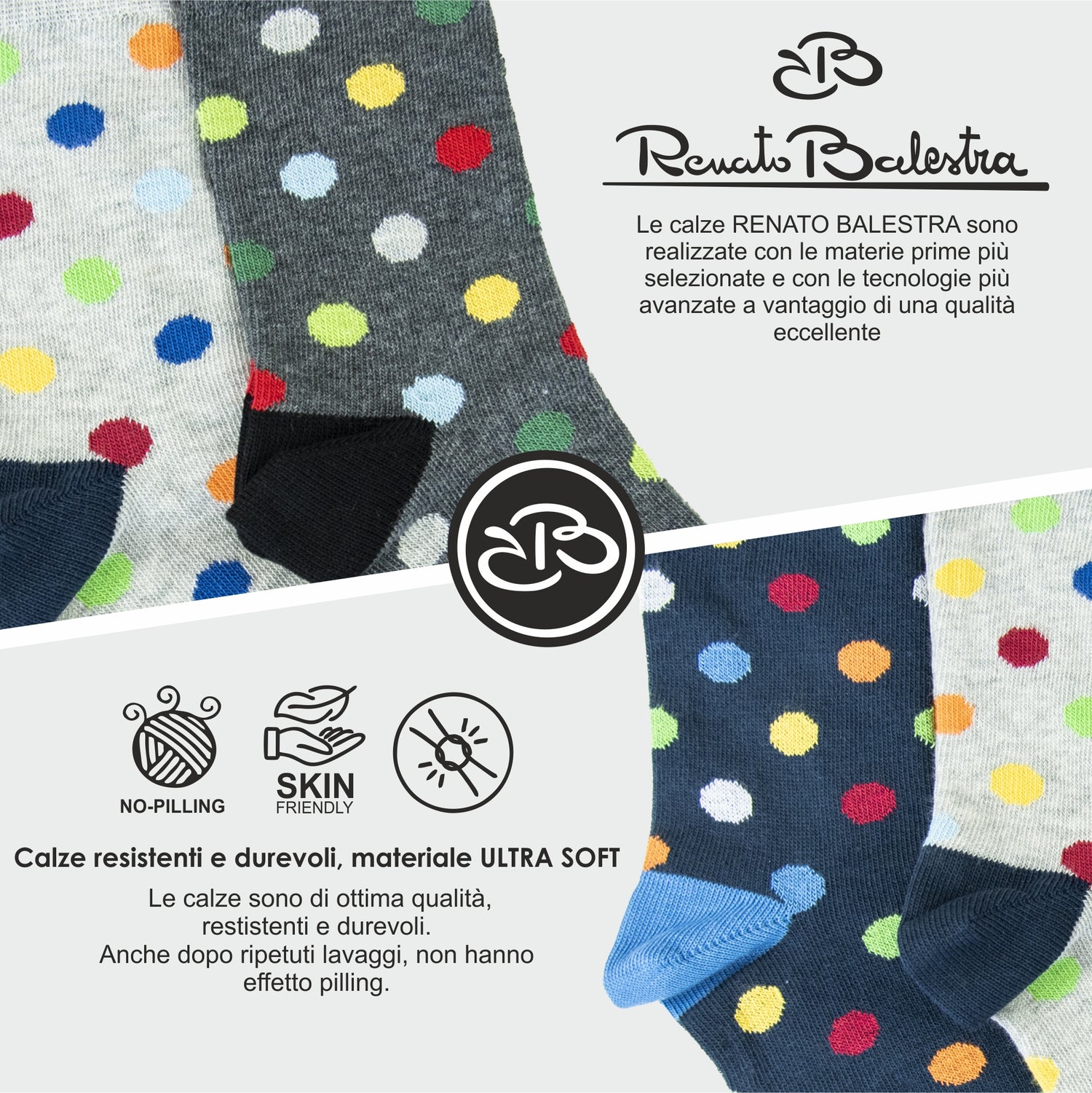 Calze Invernali Bambino Renato Balestra (6 Paia)- 2K28/2K49 TWISTER