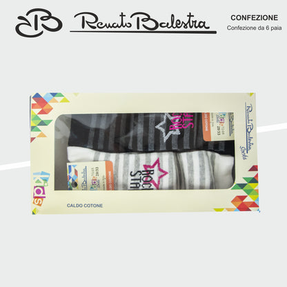 Calze Invernali Bambina Renato Balestra (6 Paia)- RBK77 ROCKSTAR