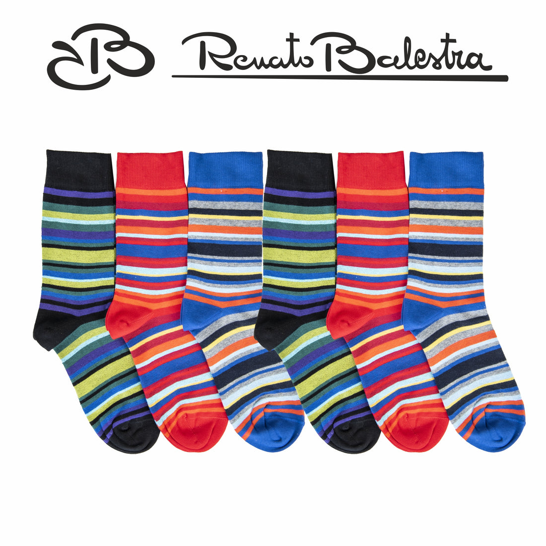 Calze Invernali Uomo Fantasia Moda Renato Balestra (6 Paia)