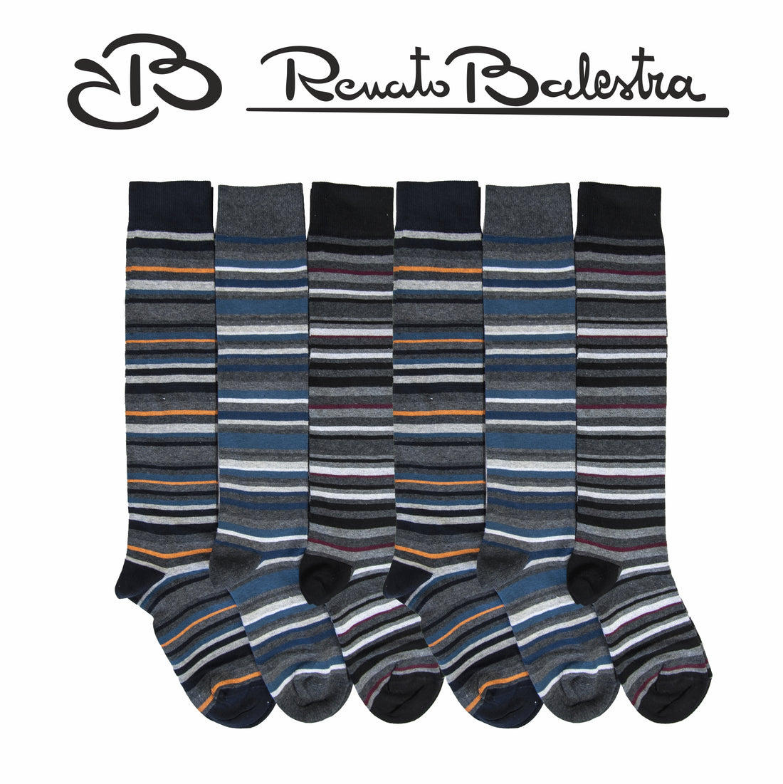 Calze Invernali Renato Balestra Uomo Fantasia Tartan Alte (6 Paia)