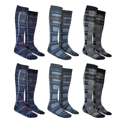 Calze Invernali Uomo Tartan Alte Renato Balestra (6 Paia)