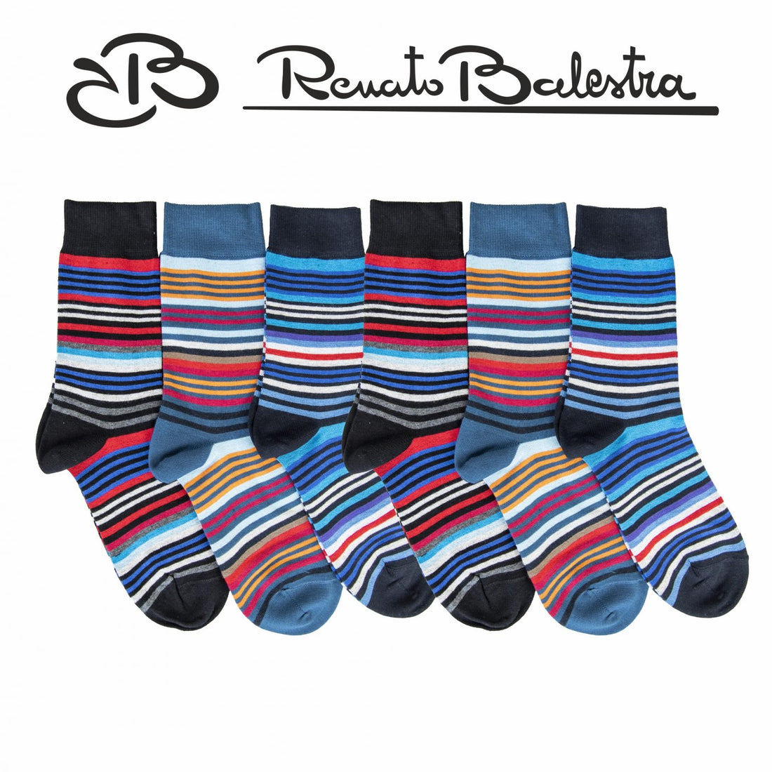 Calze Uomo Invernali Basse Fantasia Rotterdam Renato Balestra (6 Paia)