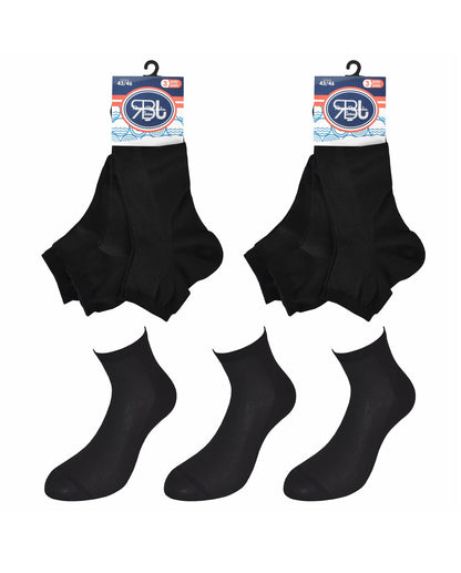 Calze Corte alla Caviglia Traspiranti Filo Scozia Unisex (6 paia) - RBJ5CA00