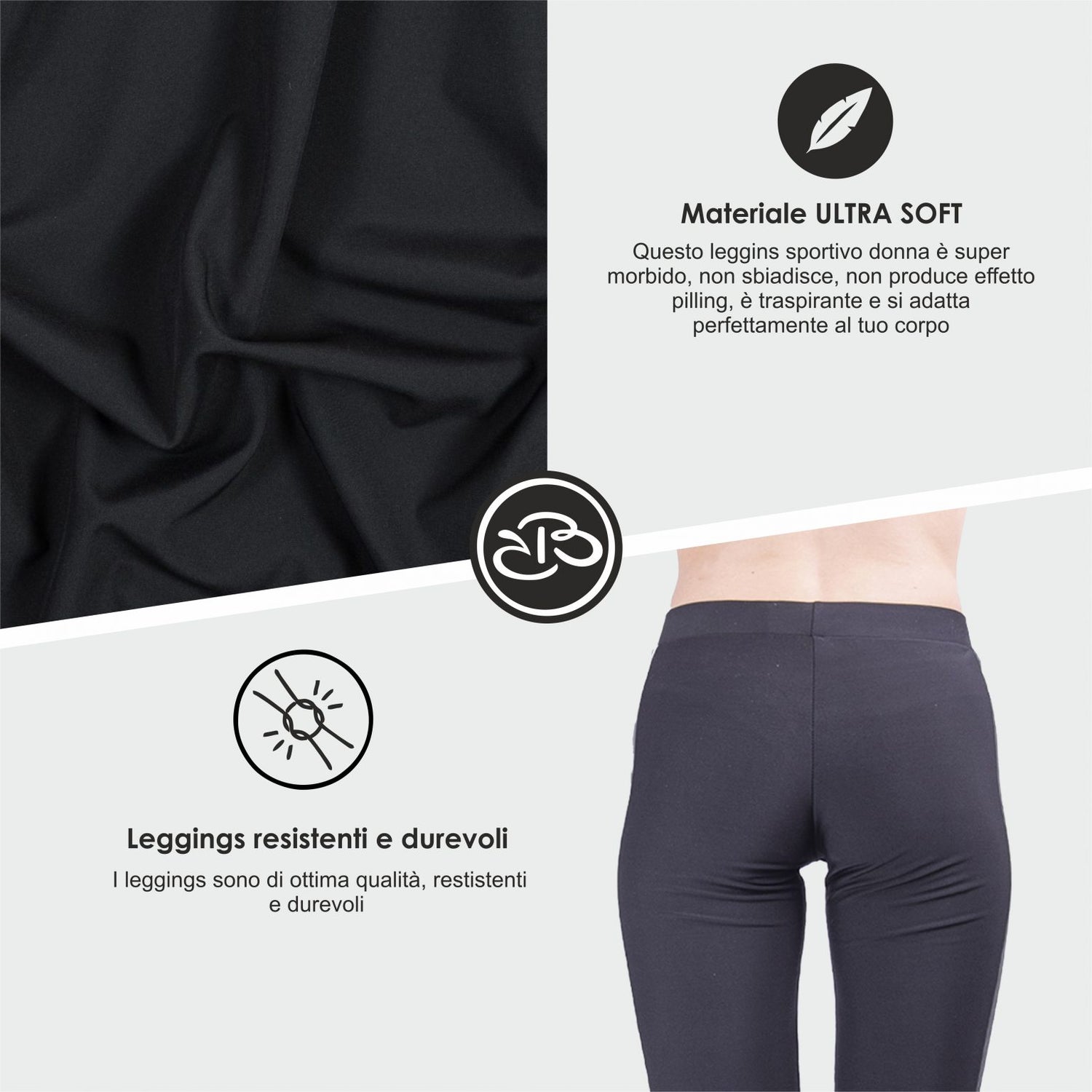 Leggings Invernali Donna con Inserti Laterali in Ecopelle Renato Balestra - RAFFAELLA4